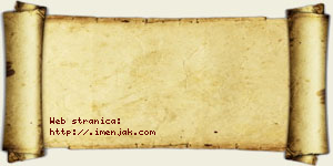 Hana Medojević vizit kartica